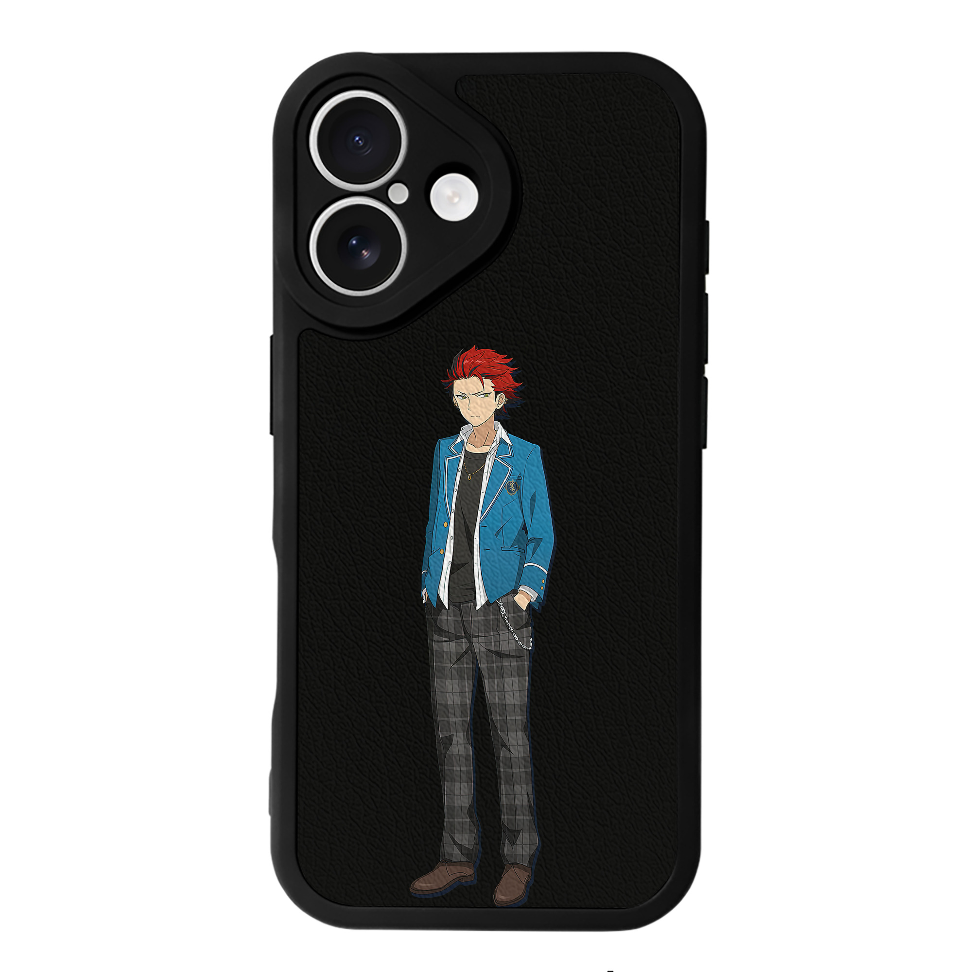 （画像用） あんさんぶるスターズ! Ensemble Stars 【iPhone 16シリーズ対応】シリコンスマホケース（レザー調） 材質：シリコン